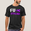 Recherche de vitiligo tshirts Violet