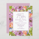 Recherche de pink purple anniversaire invitations Pour elle