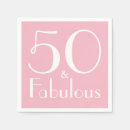 Recherche de 50 ans serviettes Élégante fête d'anniversaire