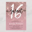 Recherche de shimmer invitations Or rose