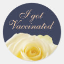 Recherche de vaccine autocollants Rose