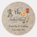 Recherche de grains de café autocollants Le mélange parfait