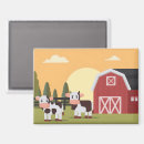Recherche de vache noire et blanche magnets Vaches