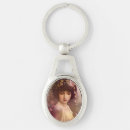 Recherche de portrait vintage porteclés Floral