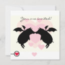 Recherche de coeur à ailes invitations Rose