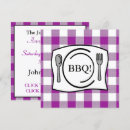 Recherche de guingan invitations Bbq
