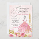 Recherche de quinceañera paris invitations Rose