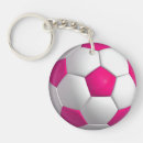 Zoek naar roze voetbal sleutelhangers For her