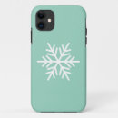 Recherche de flocons de neige iphone coques Blanc
