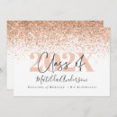 Recherche de remise diplôme invitations Or rose