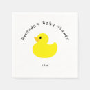 Recherche de canard jaune serviettes Baby shower canard