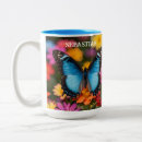 Recherche de papillon bleu morpho tasses Insecte