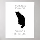 Zoek naar van de kat posters Minimalistisch