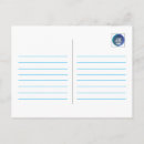 Recherche de lignes noires cartes postales Logo