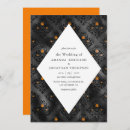 Recherche de damassé noir mariage invitations Damer