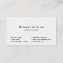 Recherche de uni cartes visite Affaires