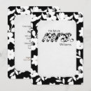 Recherche de motif floral noir blanc invitations Invités