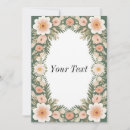 Recherche de cadre floral invitations Fête