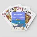 Recherche de pêche drôle jeux de cartes Mignon