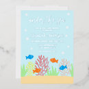 Recherche de aqua baby shower invitations Sous la mer