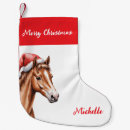 Recherche de chevaux chaussette de noël Amoureux des animaux