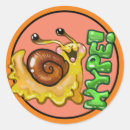 Zoek naar grappige slakken stickers Tuinslak
