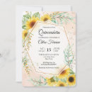Recherche de sunflower invitations Aquarelle
