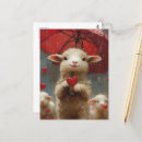 Recherche de parapluie rouge cartes postales Mignon
