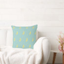 Recherche de motif de banane coussins Bleu