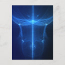 Recherche de vague bleue cartes postales Abstrait