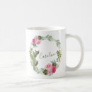 Recherche de cactus vert tasses Aquarelle