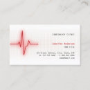 Recherche de impulsions cartes visite Infirmière