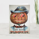 Zoek naar pompoen hoofd briefkaarten Retro