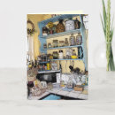 Recherche de cuisine bleue vœux cartes Jaune