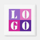 Zoek naar grappige bruid magneten Trendy stijlvol monogram initiaal