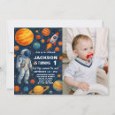 Recherche de espace extra atmosphérique anniversaire invitations Boy