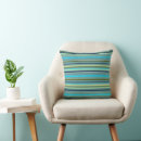 Recherche de vert jaune bleu coussins Moderne