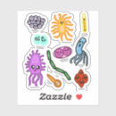 Zoek naar microbiologie stickers Bacterie