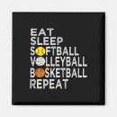Recherche de fille de volleyball magnets Amusant
