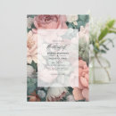 Recherche de rose menthe invitations Aquarelle