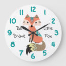 Zoek naar vossen klokken Schattig