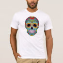 Zoek naar sugar skull heren tshirts Mexicaanse traditie