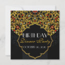 Recherche de rouge et noir anniversaire invitations Luxe
