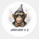 Recherche de petit singe autocollants Toute personne