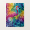 Recherche de flamant puzzles Coloré