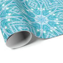 Recherche de bleu et argent papier cadeau Motif