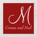 Zoek naar rood zwart huwelijk uitnodigingen Elegant