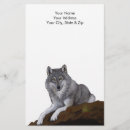 Recherche de loup papier à lettre Sauvage