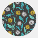 Recherche de illustration botanique autocollants Fleurs de printemps