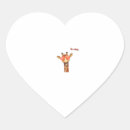 Recherche de emoji de coeur d amour autocollants Girafe